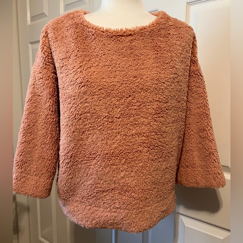 Madewell Teddybear Fleece Top